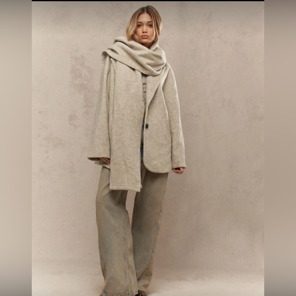 Missguided Jacket & Scarf Set - Picture 5 of 7